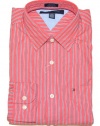 Tommy Hilfiger Men Custom Fit Striped Long Sleeve Shirt