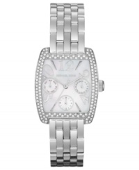 Grace your wrists with sparkling crystals with this Emma collection watch from Michael Kors.