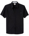 A short-sleeved sport shirt that's not short on style: The X Factor shirt from Volcom.