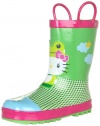 Western Chief Hello Kitty Froggy Rain Boot (Toddler/Little Kid/Big Kid),Green,11 M US Little Kid