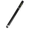 iKross Stainless Steel Capacitive Stylus with Ball Point Pen (Black) for iPad Mini, iPad 2/3, new iPad, iPhone 5 4S 4 3GS, iPod Touch, Motorola Xoom, Xyboard, Droid, Samsung Galaxy S III/S3 GT-I9300, Asus Eee Pad Transformer, Asus Memo, Asus Padfone , Ace