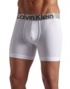 Calvin Klein Men's Steel Micro Boxer Brief, White, Medium