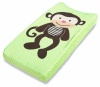 Summer Infant Plush Pals Changing Pad Cover, Green/Brown (Monkey)