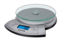 Salter 1038 Glass Electronic Kitchen Scale with Timer