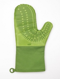 OXO Good Grips Silicone Oven Mitt with Magnet, Key Lime Green