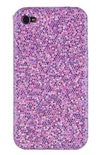 Light Purple Sparkles Case for Apple iPhone 4, 4S (AT&T, Verizon, Sprint)