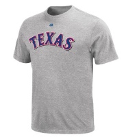 MLB Texas Rangers Official Wordmark Short Sleeve Basic Tee Men's