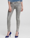 These high-style, low rise BLANKNYC jeans feature sparkly glitter polka dots in a chic, skinny silhouette.