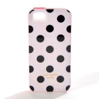 Kate Spade Le Pavillion Large Polka Dots iPhone 5 Hardshell Phone Case Cover White