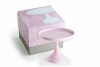 Rosanna Decor Bon Bon Footed Round Cake Stand Pink