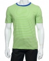 Kenneth Cole Reaction 318 Lime Combo Horizontal Stripes SS T-Shirt