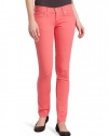 Levi's Juniors 524 Triple Needle Low Rise Skinny Jean, Sunkist Coral, 9 Medium