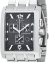 Citizen Men's AT0910-51E Eco-Drive Largo Stainless Steel Black Dial Watch