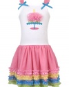 Rare Editions Girls 2-6X Tutu Birthday Dress, Pink, 4