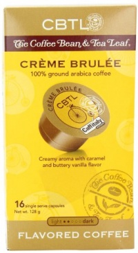 CBTL Crème Brulee Coffee Capsules By The Coffee Bean & Tea Leaf, 16-Count Box