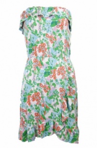 Lilly Pulitzer Mini Bee in Your Bonnet Strapless Floral Dress XS Multi