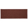 Townhouse Rugs Beverly Solid Red 21 by 60-Inch Rug