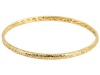 Delatori 18kt Yellow Gold Plated Pompeii Thin Stack Bangle