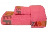 Kassatex Bambini ABC Towel Set, Pink