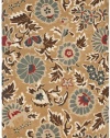 Area Rug 4x6 Rectangle Country & Floral Beige Color - Safavieh Blossom Area Rug from RugPal.com