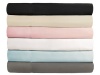 Malouf Fine Linens 100% Brushed Microfiber Super Soft 3-Piece Bed Sheet Set - Wrinkle Resistant, TWIN XL STONE