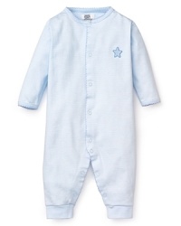 Stars and stripes forever! This adorable coverall keeps him cozy and warm and looking good.