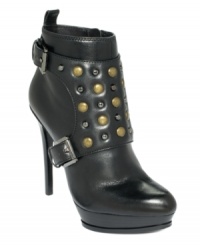 MICHAEL Michael Kors' MK studded booties will inject your look with as much drama as one cute shoe will allow.