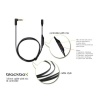 BlackBox C135 3.5mm Auxiliary Audio Cable w/ Remote & MIC for Headphones for Apple iPod iPhone iPad Smartphones Samsung Galaxy HTC Blackberry LG Motorola Android Devices