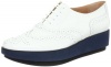 Robert Clergerie Women's Demile Oxford,White Patent,38.5 EU/8 B US