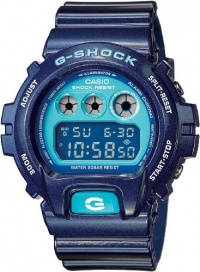 Casio Men's DW6900CC-2 G-Shock Metallic Blue Digital Sport Watch