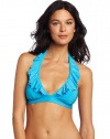 Kenneth Cole Reaction Women's Ruffle-Licious Banded Halter Top