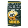 NFL Green Bay Packers Super Bowl XLV Fiber Reactive Beach Towel 30x60