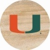 Thirstystone Natural Sandstone Set of 4 Coasters University of Miami