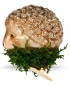 The wild life! Make this adorable Inge-Glas hedgehog ornament feel right at home on your Christmas tree. Mouth-blown and hand-painted for expert craftsmanship.