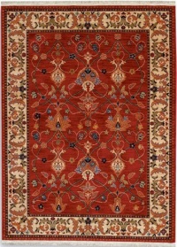 Karastan English Manor Collection William Morris Red 8'6 X 11'6