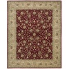 Nourison 2000 2107 Rectangle Rug, Burgundy, 7.9-Feet by 9.9-Feet