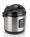 Give yourself a choice when it comes to cooking. This multi-cooker from Fagor replaces several kitchen standards – slow cooker, pressure cooker and rice steamer – providing the versatility you need to produce dozens of delicious dishes. Model 670040230.