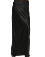 Women's Vince Satin Maxi Skirt in Black