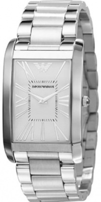 Armani Super Slim White Dial Men's watch #AR2036