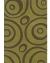 Rizzy Home DI0636 Dimensions 8-Feet by 10-Feet Area Rug, Green