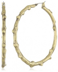 Lucky Brand Garden Gate Branch Hoop Earrings