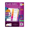 Avery Ready Index Table of Contents Dividers, 5-Tab, Multi-Color, 6 Sets (11187)