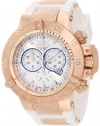 Invicta 11831 Men's Subaqua Noma III Swiss Quartz Chronograph Rose Tone and White Watch