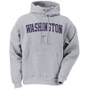 Nike Washington Huskies Ash Classic College Pullover Hoody Sweatshirt (X-Large)