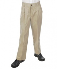 Nautica Pleated Twill Pants (Sizes 4 - 7) - khaki, 7