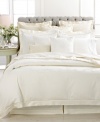 Simply elegant! These Lauren Ralph Lauren White Hall pillowcases are crafted in luxurious 300-thread count cotton/sateen. Sophisticated embroidery completes the opulent presentation.