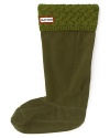 Make your favorite Hunters all-weather ready with these soft welly liners, topped with a pretty pattern.