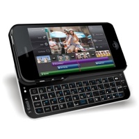 MiniSuit Apple iPhone 5 Bluetooth Qwerty Keyboard Case (Backlit, Rubberized Black)