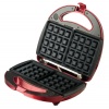 Continental Electric Metallic Red Waffle Maker