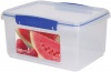 Sistema Klip It 101-Ounce Rectangular Food Container, Clear